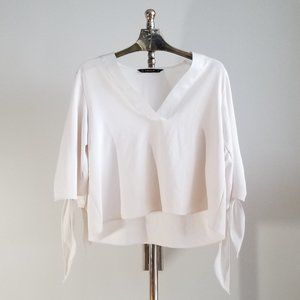 3/$40 Zara Basic White top
